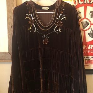Tasha Polizzi Velvet tunic